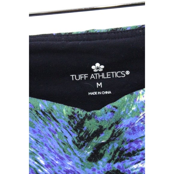 Tuff Athletics Leggings Pants Multicolor Abstract Pattern Gym & Training Size M - Picture 5 of 8